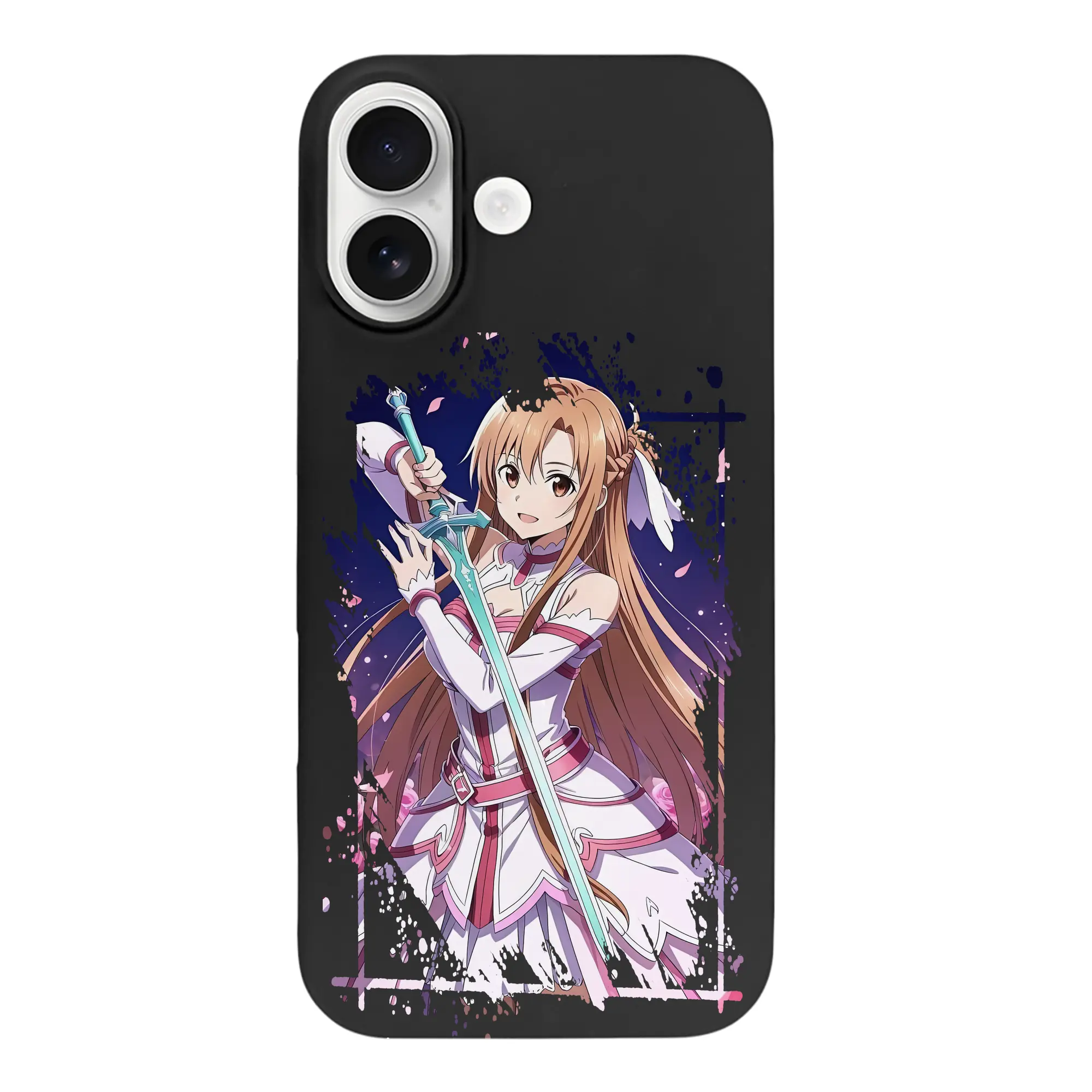 ソードアートオンライン グッズ アスナ - iPhone 17 シリーズ シリコンケース 薄型 耐衝撃 指紋防止 ソフトタッチカバー 精密フィット 傷防止 保護ケース iPhone 17/17 Air/17 Pro/17 Pro Max 対応